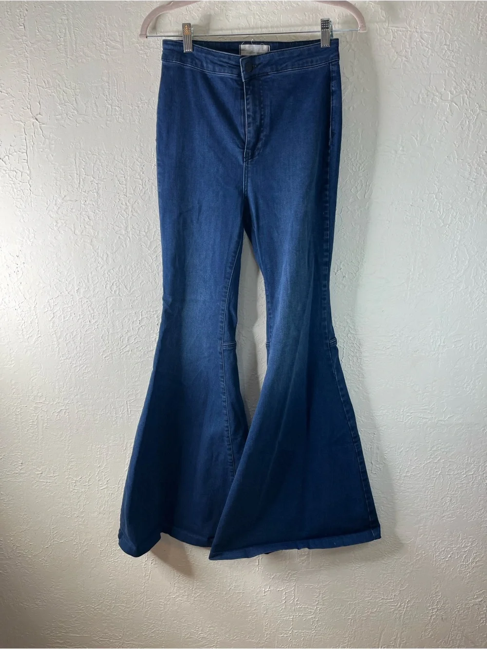 Free People Just Float On Flare Jeans in Amazon Blue